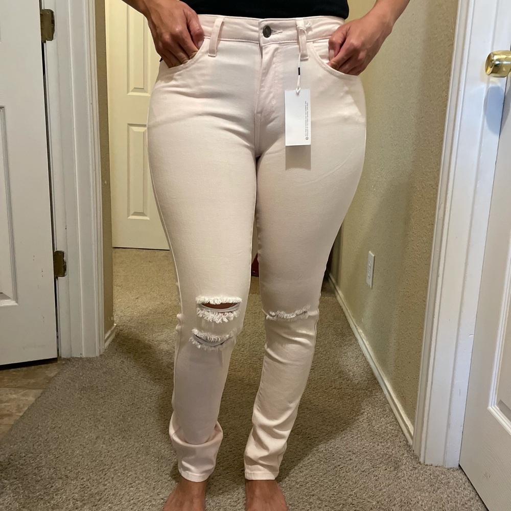 Brand New Light Pink Kancan Denim